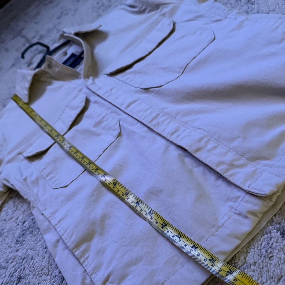 Abercrombie & Fitch cream shirt jacket - Picture 7 of 8